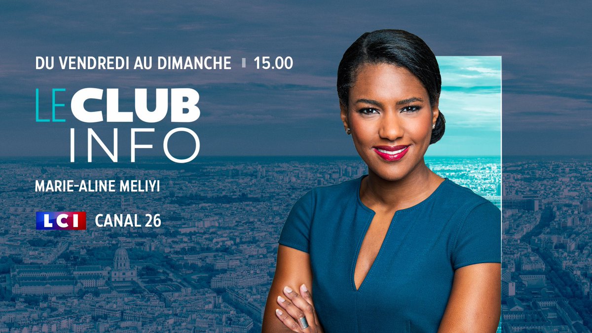 📺 #LeClubInfo  

🟡 Du vendredi au dimanche
🟠 15h00
🟣 LCI