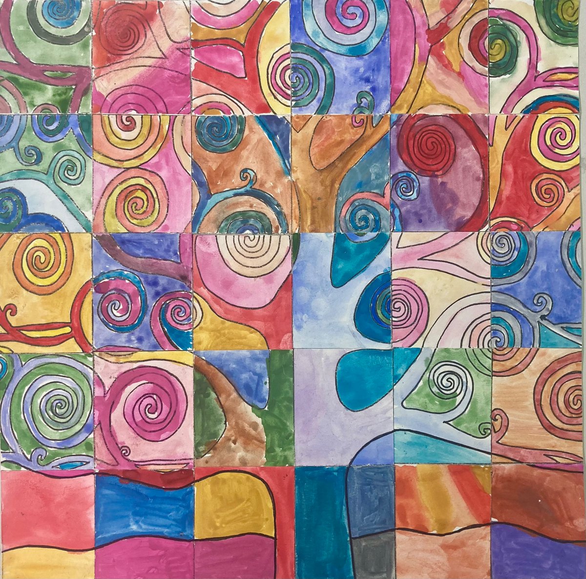 The wonderful collaborative work made by S1 parents, guardians and carers at last night’s 
<a href="/Linlithgow_Acad/">Linlithgow Academy</a> 
 open evening! Great to S1 leading learning and helping the adults to paint 😄