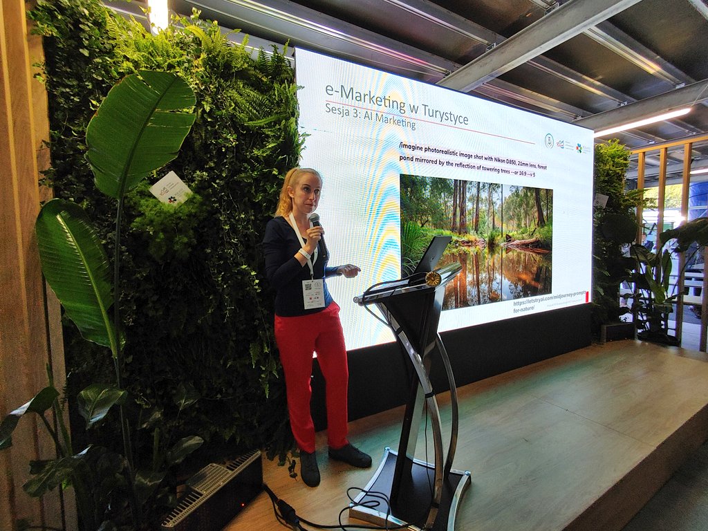 JaroslawMarciuk's tweet photo. Social Media i AI Marketing tematy sesji Laboratorium Twórców z Dagmarą Plata Alf @plata_alf @PolandCvB @sbs_eksit @POT_GOV_Pl 📱 #worldtourismday
#PolandCVB #EventprofsLab #visitPoland #EKSiT #EKSiT2023 https://t.co/VfQGt396it