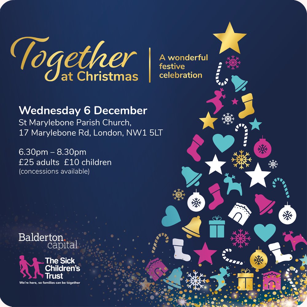 It's never too early to be thinking about #Christmas 🎄&amp; we're thrilled to announce that our Together at Christmas carol concert is back on 6 December! Join us for a wonderful, festive evening with renowned performers, celebrity guests &amp; traditional carols
bit.ly/scttogetheratc…