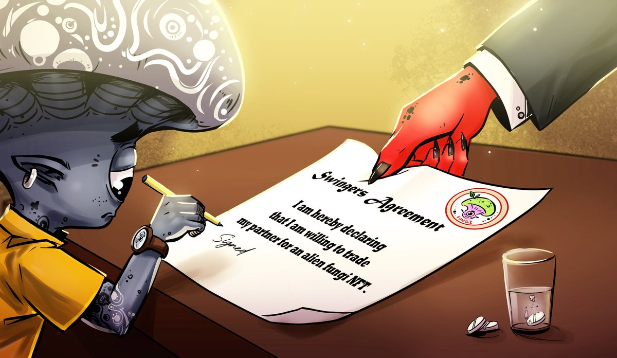 Finally, the time has come.

The form to our 100 piece airdrop, “The Portal”, is opened, but not for long.

It may be free, but at what cost?

Our first step into the Alien Fungi universe, are you lucky enough to join us anon?

Link below 👇