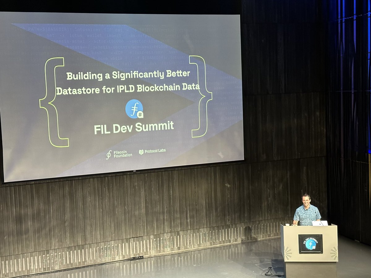0x10d9e's tweet photo. Building a better IPLD Datastore with @mseiler1 at #FILDevSummit23 https://t.co/uQxktUEYD7