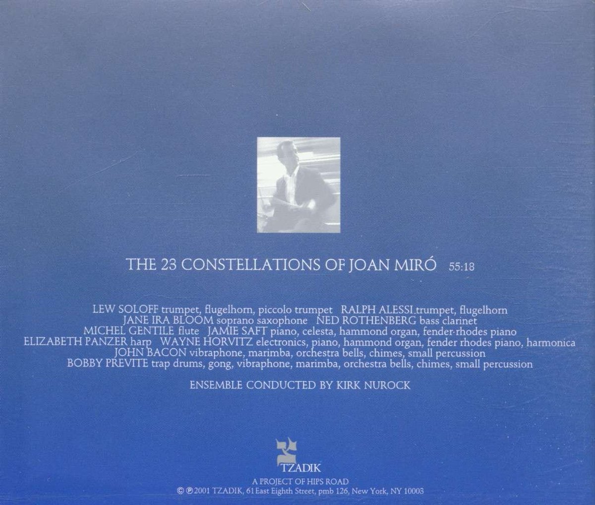 One of my favorite albums of all time is now on streaming. Go check it out!! @bobbyprevite 

Bobby Previte – The 23 Constellations Of Joan Miró (Tzadik, 2002) 

Jazz / Contemporary Chamber / Percussion