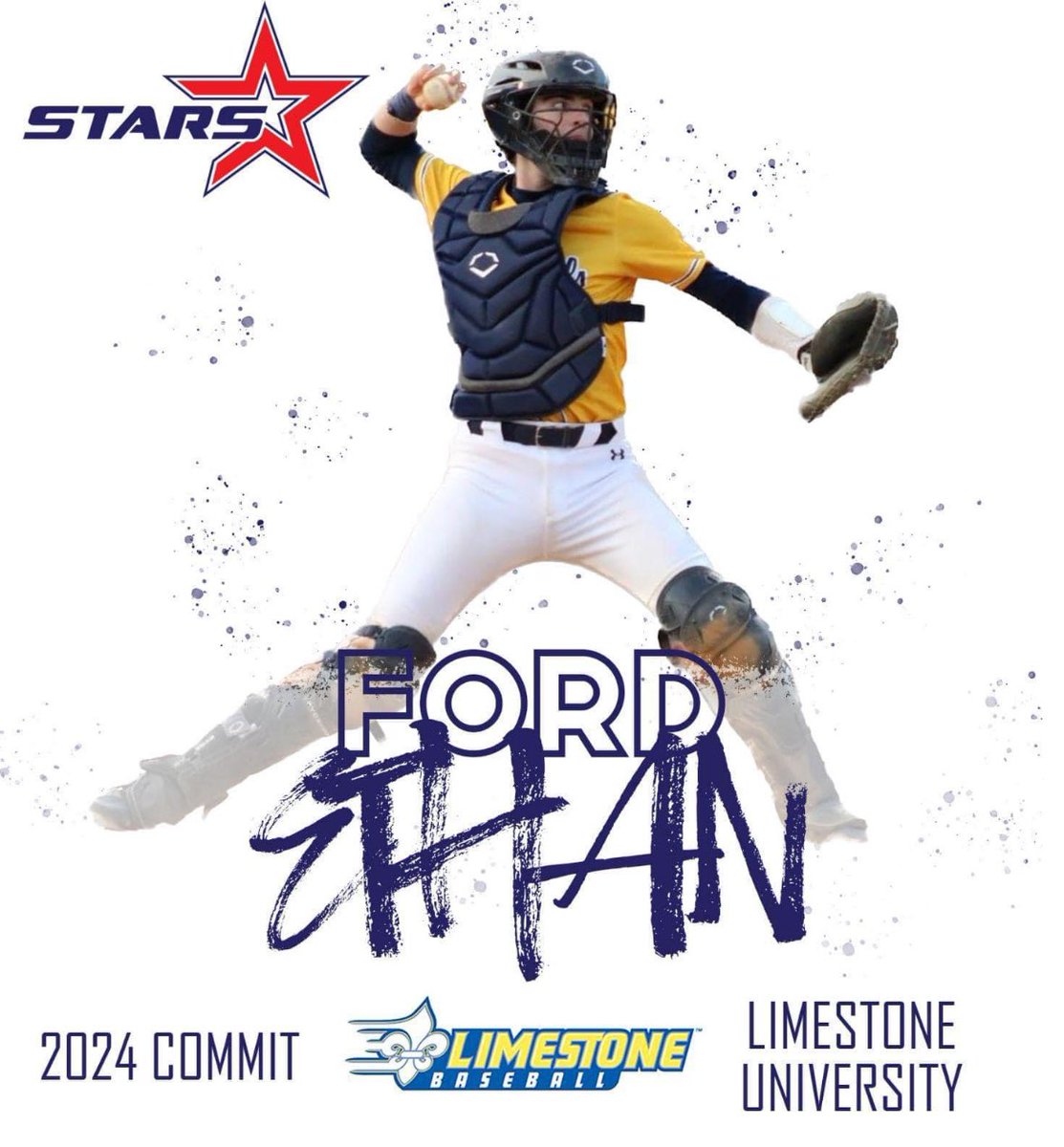 STARSBASEBALLVA's tweet photo. Congratulations to @EthanFord25 on his commitment to play baseball at Limestone University. 🎉👏 ⚾️

#starscompete #committed #GoSaints #limestONenation https://t.co/0NXAUL4aiK