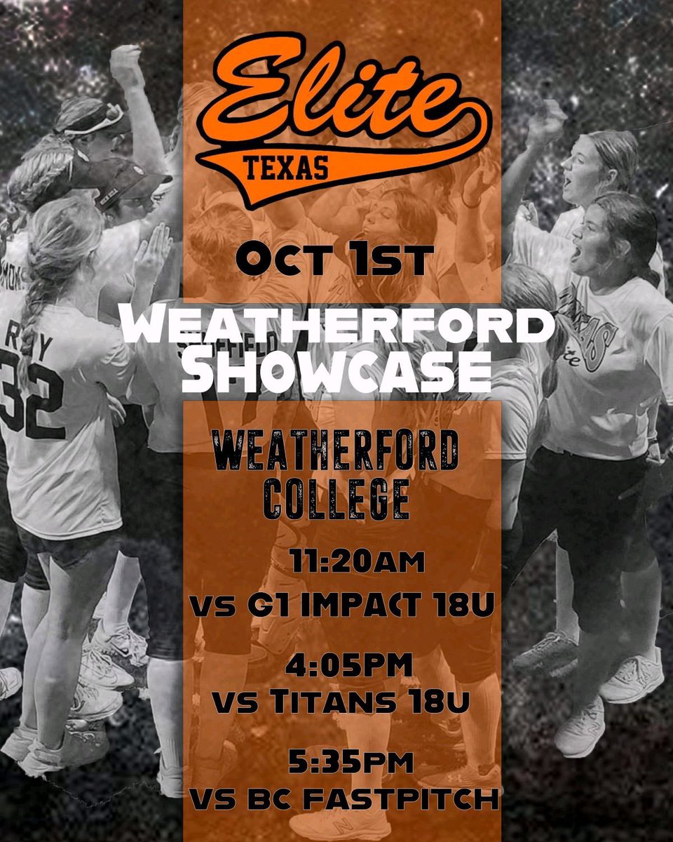 Schedule for the weekend! <a href="/TXEliteBancroft/">Texas Elite Bancroft 18U</a>