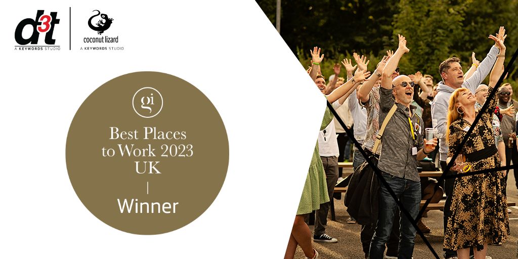 d3tLtd's tweet photo. We're absolutely speechless! Thank you not only to @GIBiz for this amazing award, but also to our incredibly talented, passionate, and caring team for making d3t and @CoconutLizard one of the Best Places to Work for 2023! ⠀

#GoTeam #KWSfamily #BestPlaces #GILive https://t.co/wAfulAANGr