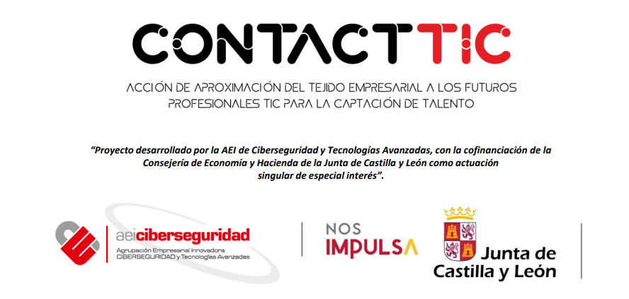 CyberlurEs's tweet photo. Si eres una empresa de #CastillayLeón que busca #profesionales tecnológicos, te interesa #ContactTIC. Visitas a centros de formación, evento regional como punto de encuentro, estudio de expectativas profesionales. Inscripciones para empresas hasta el 3oct. https://t.co/YgpEcA3UVI https://t.co/Xlsoko2jfP