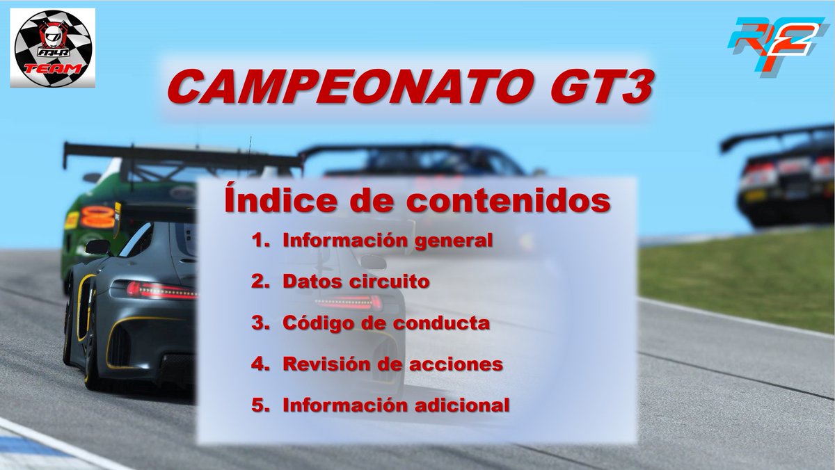 FA4RACERS's tweet photo. Ya hemos finalizado las carreras que marcaban el inicio de los campeonatos en rFactor2 y Assetto Corsa.

Buena participación y comportamiento ejemplar de todos los pilotos.

El lunes nos vamos a por una nueva ronda del campeonato GT3 en el Autodromo do Algarve. https://t.co/VxO74Y9VxV