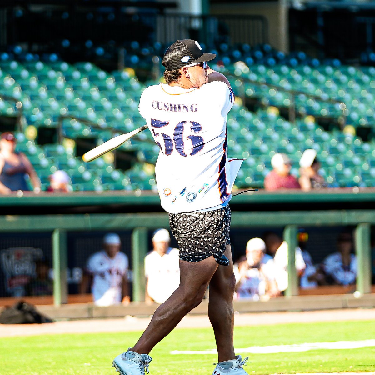 SLSpaceCowboys's tweet photo. The stars were out at the ballpark on Sunday 🤩

Big thank you to the Texas Veterans Athletic Association and all those involved in making Sunday's charity softball game a success! https://t.co/VcUXMiVejb