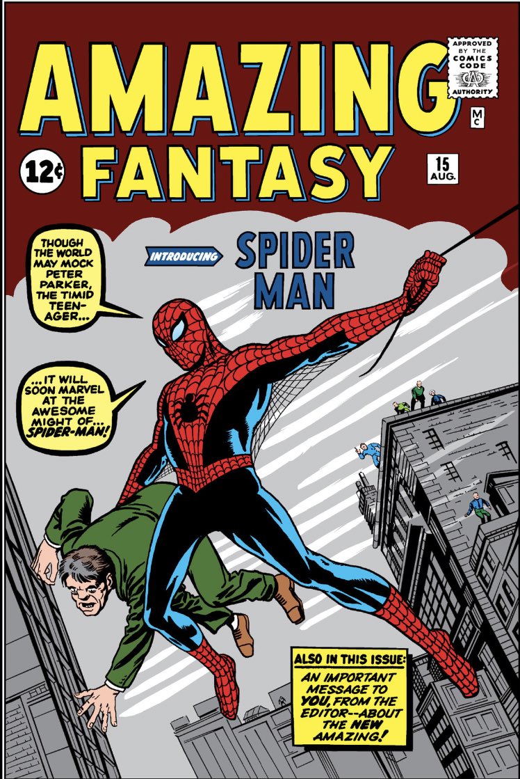 brooklynvtc_'s tweet photo. Read Spider-Man Amazing Fantasy #15 with me! ❤️🕷️🕸️

Thread 🧵 

#SpiderMan https://t.co/hN5EUDoyTT