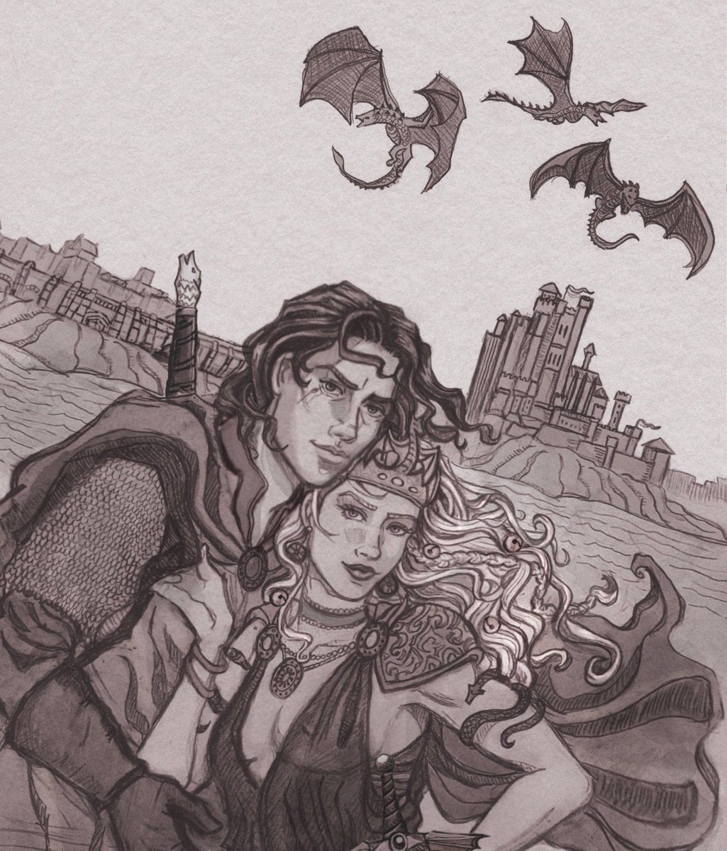 AngelaArts_'s tweet photo. on their way to mess up king's landing https://t.co/0K4zRbVQZC