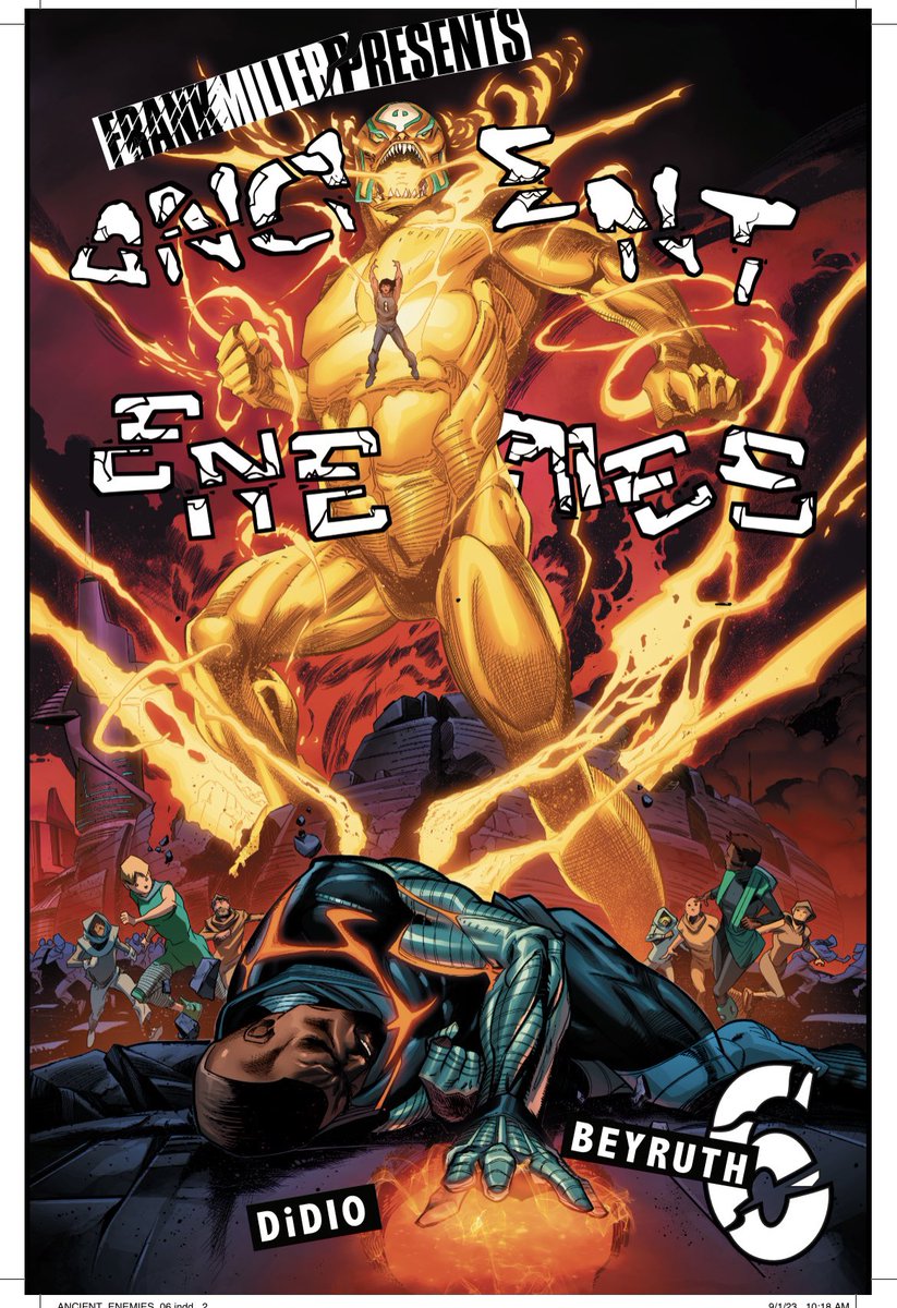 FMPComics's tweet photo. Series Finale Ancient Enemies Issue 6 Out Today ! Get your copy at your local comic book store ππ»π#ancientenemies #issue6 #seriesfinale #frankmillerpresents #comicbooks https://t.co/MROF8ebUrU