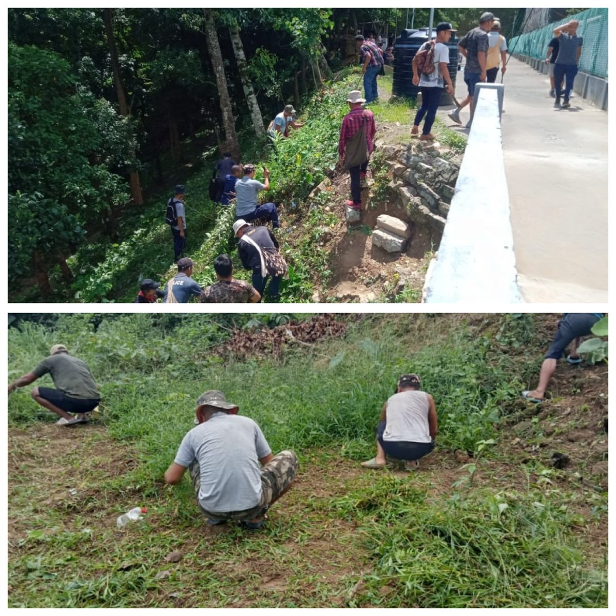 #SwachhataHiSeva Cleanliness drives continued by various units of Mizoram Police under the aegis of 'Swachhata Hi Seva'. #SwachhBharat #GarbageFreeIndia