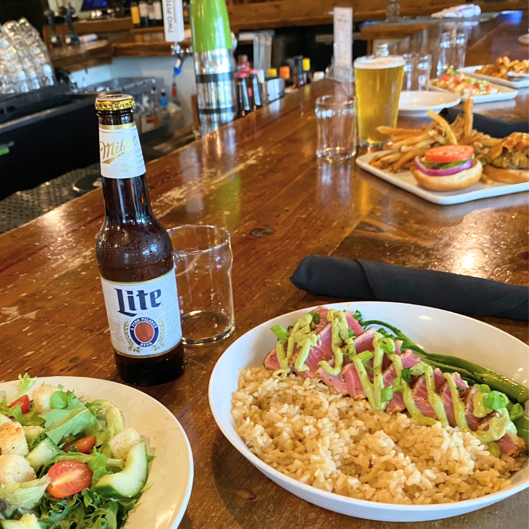 We have dinner ready for you!  Come grab a seat and enjoy our Blacked Ahi Tuna with Avocado Creama, or our 1/2 lb Cheeseburger with Roasted Bacon!  We will see you tonight!

#EastSideGrill #ESG #Neighborhoodbar #NWAEats #NWAFoodie #Fayetteville