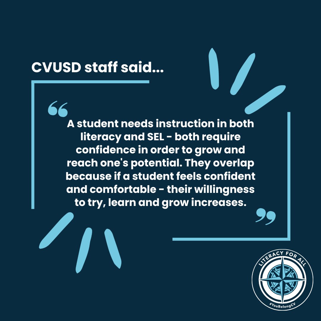 CVUSDLiteracy's tweet photo. Nurture Growth: Empower Minds & Hearts
@CajonValleyUSD staff on 9/18 #CVMondayMessage https://t.co/cXaVUiLXf9