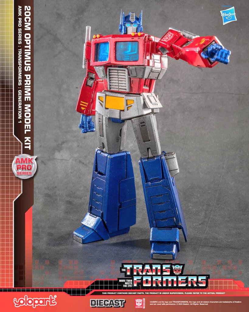 JosephH32149678's tweet photo. #Transformers #transformerg1 #plamo #maccadams
@yolopark updates their upcoming AMK PRO Optimus Prime with new pics and details
Led eyes, chest can open up for Matrix, weathered paint details
Kit Content main body,
Ion canon,Walther p38,
Energon Axe,stand
More info later https://t.co/6oBD6M9oef