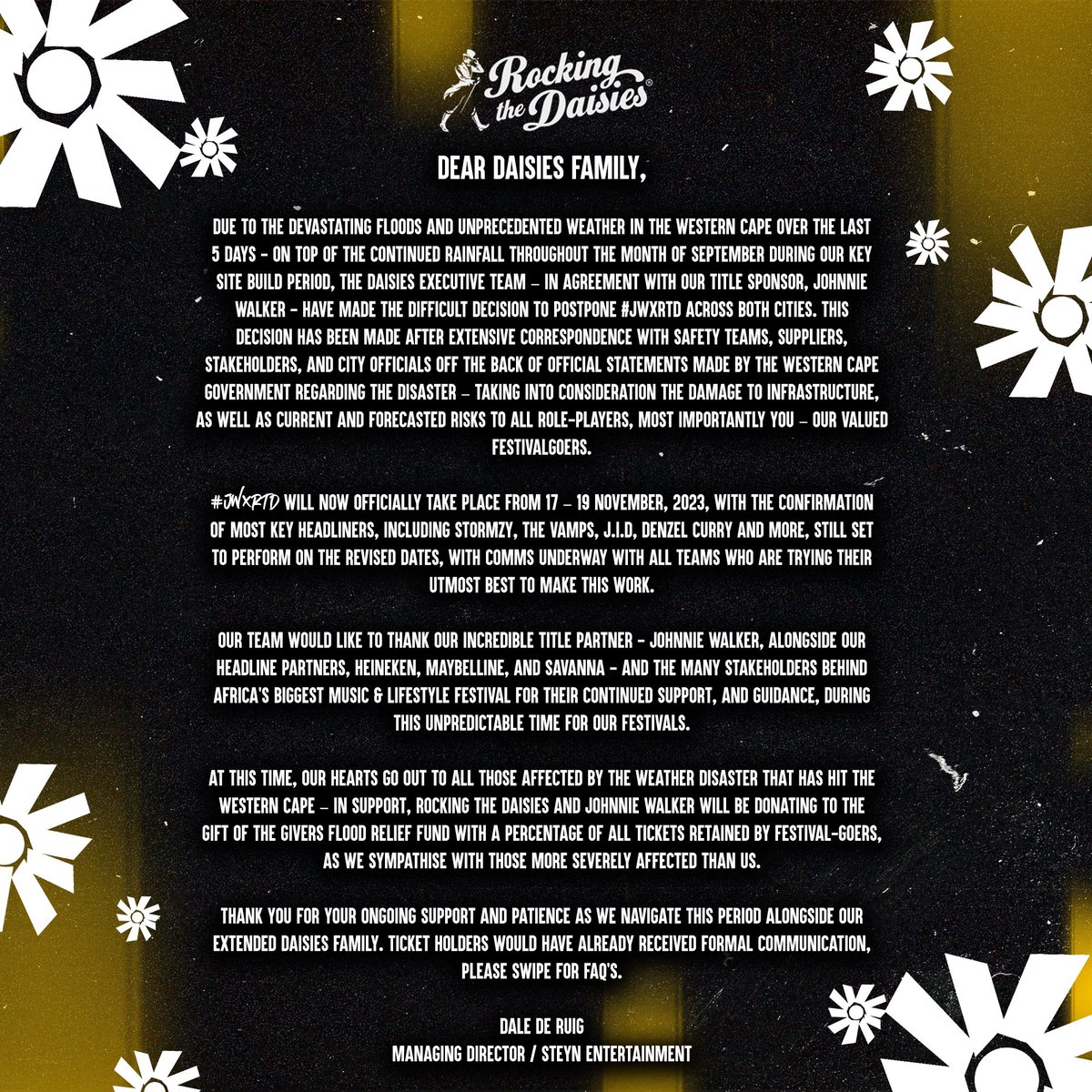 Rocking the Daisies tweet media