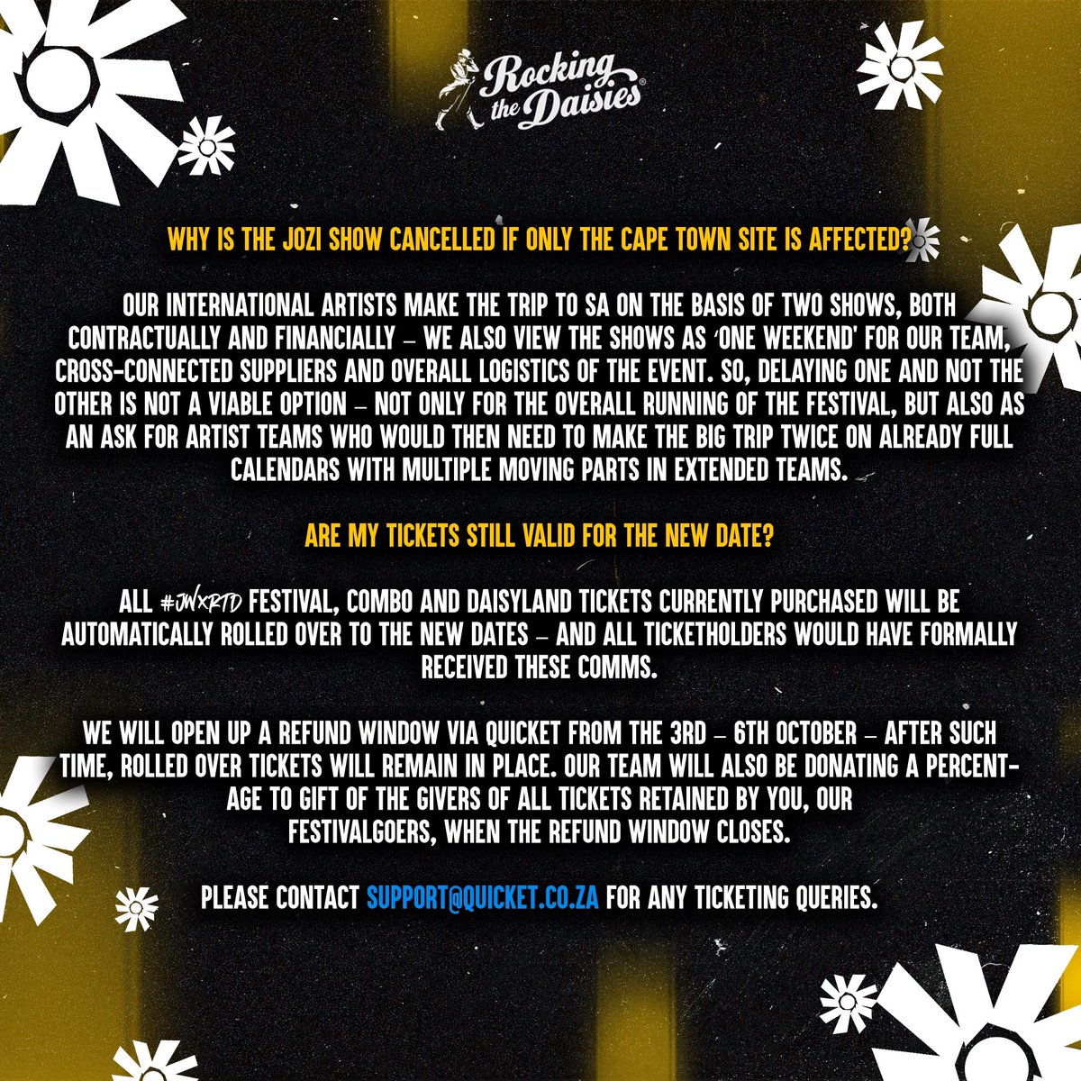 Rocking the Daisies tweet media