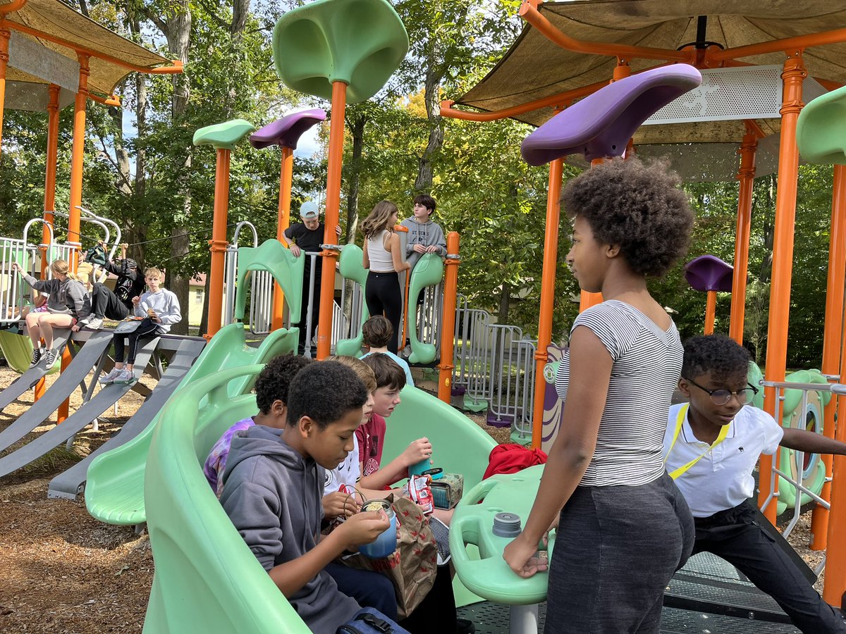 PCMiddle's tweet image. 7th graders pumped to be in the sunshine at Camp Victory!