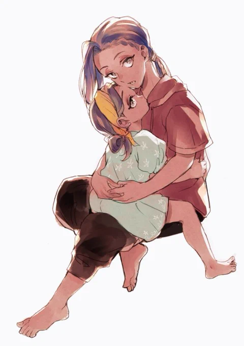 ちっちゃいこがさらにちっちゃいこだっこしてるのがすき 
