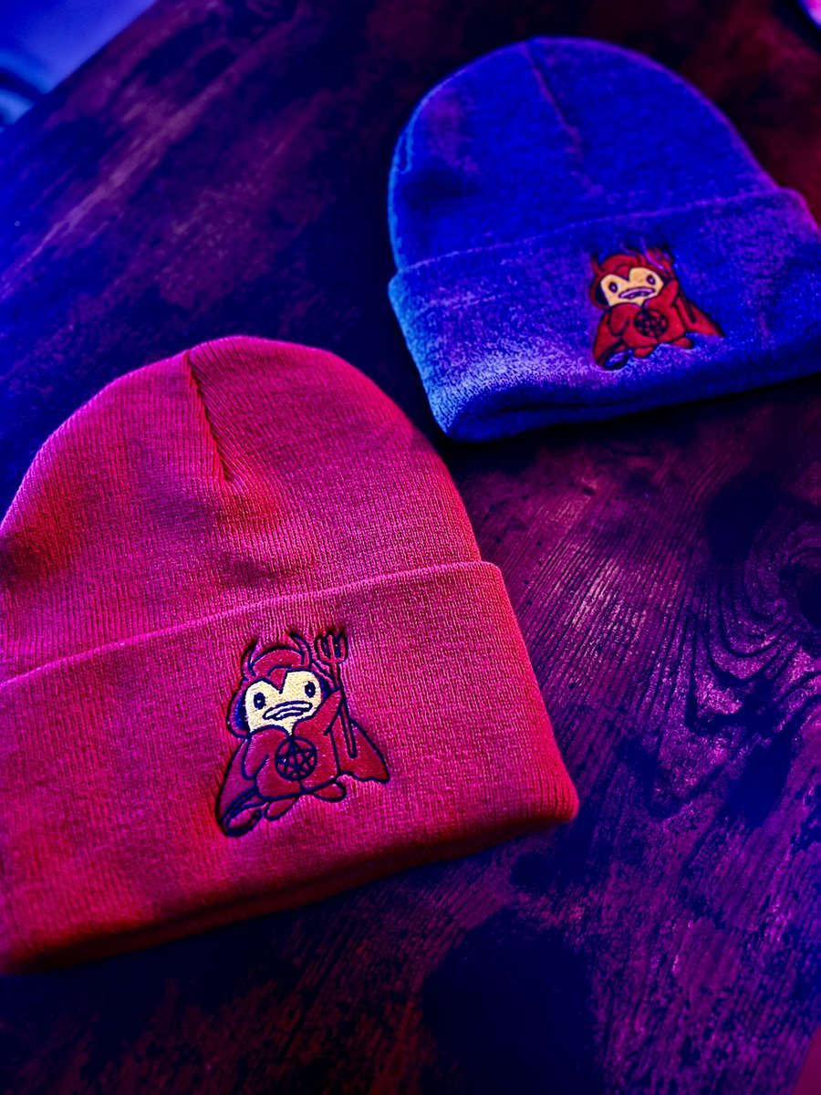 duckytoy1's tweet photo. New beanies are on the way, devil momo is coming 😈 https://t.co/1JLAxdxG8s