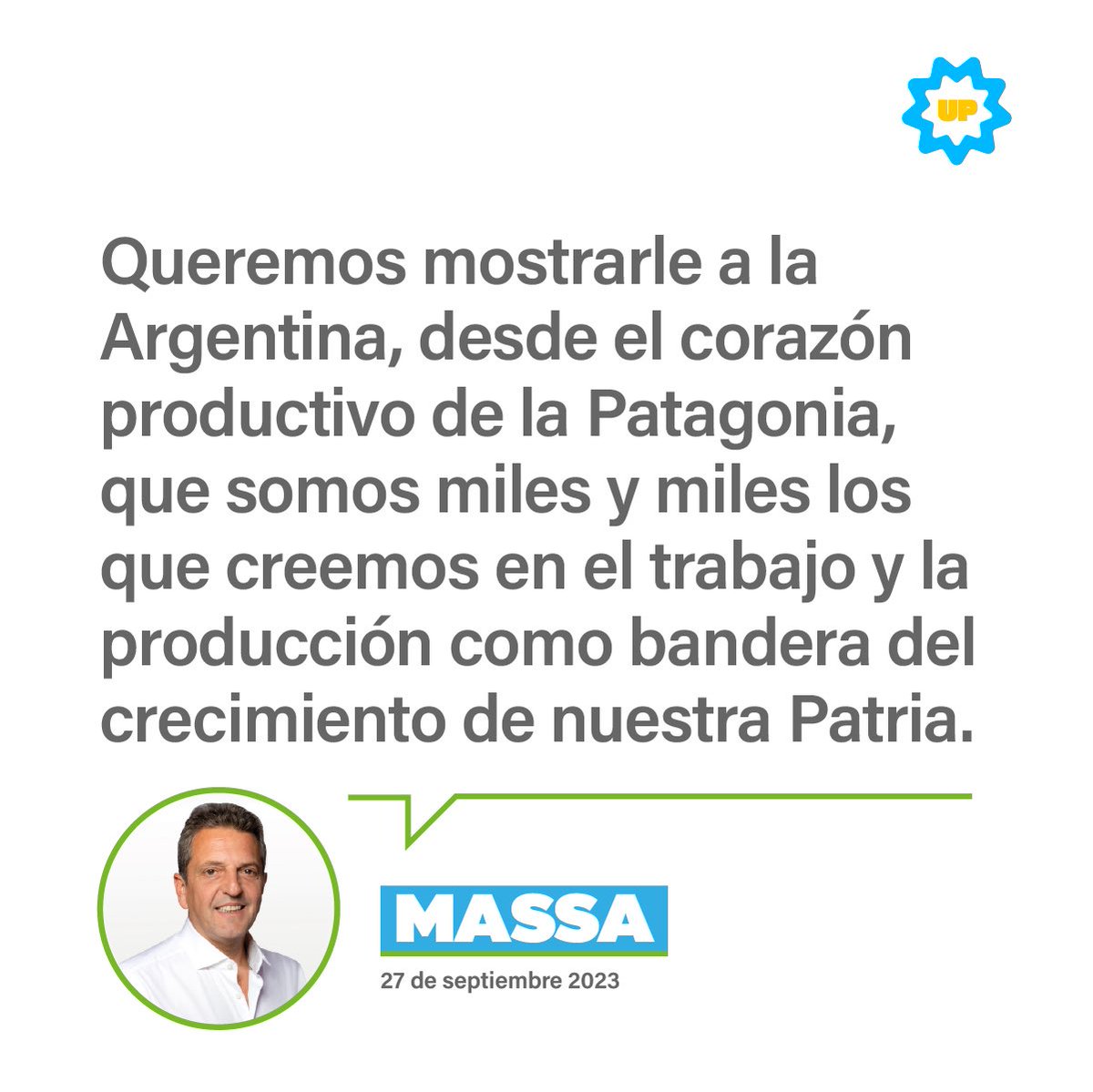 unionxlapatria's tweet photo. 🎙️ — @SergioMassa junto a trabajadores, estatales y petroleros en Plottier, Neuquén. https://t.co/ciw8uzJVPB