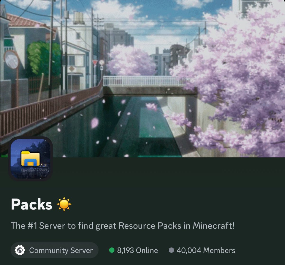 resourcepacksgg's tweet photo. 40,000 💫 https://t.co/R69mSHGyMK
