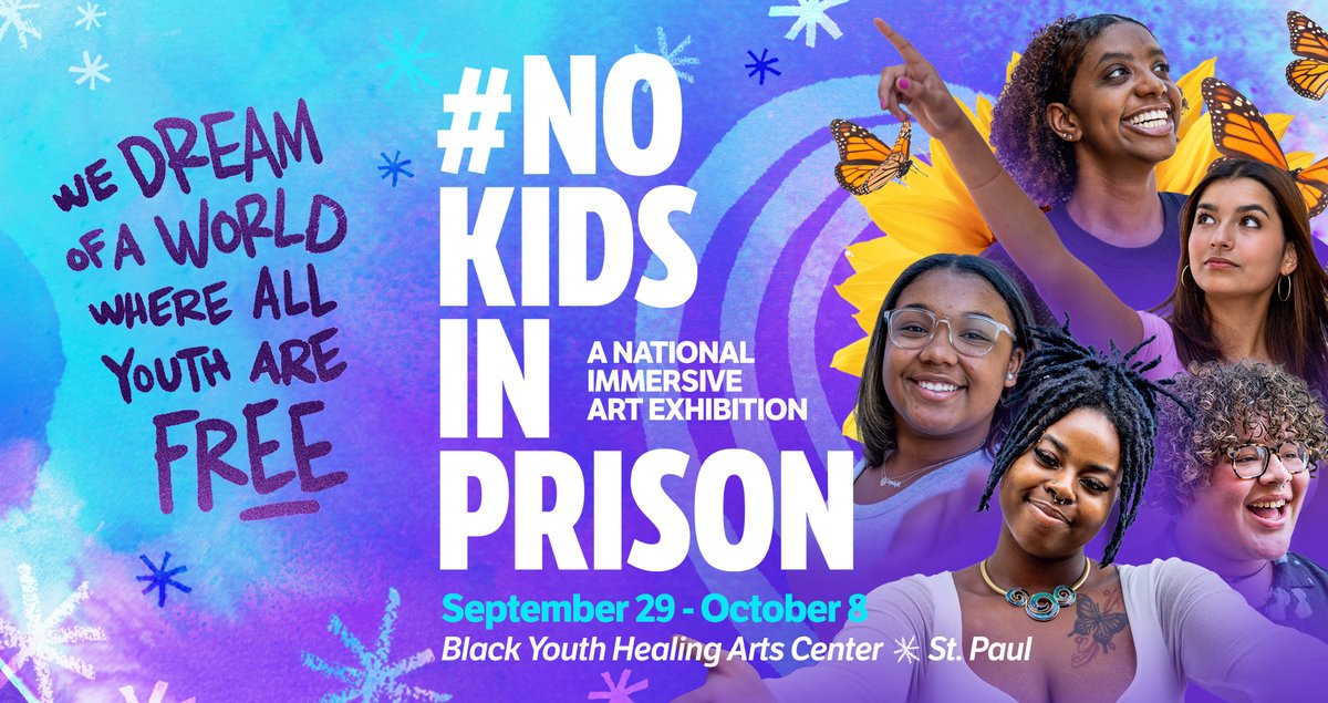 In partnership with Legal Rights Center and End Youth Prisons MN, the #NoKidsInPrison exhibition opens in the Twin Cities THIS WEEKEND! The interactive exhibition features almost 10 years worth of collaborations with youth directly impacted by incarceration nationwide.