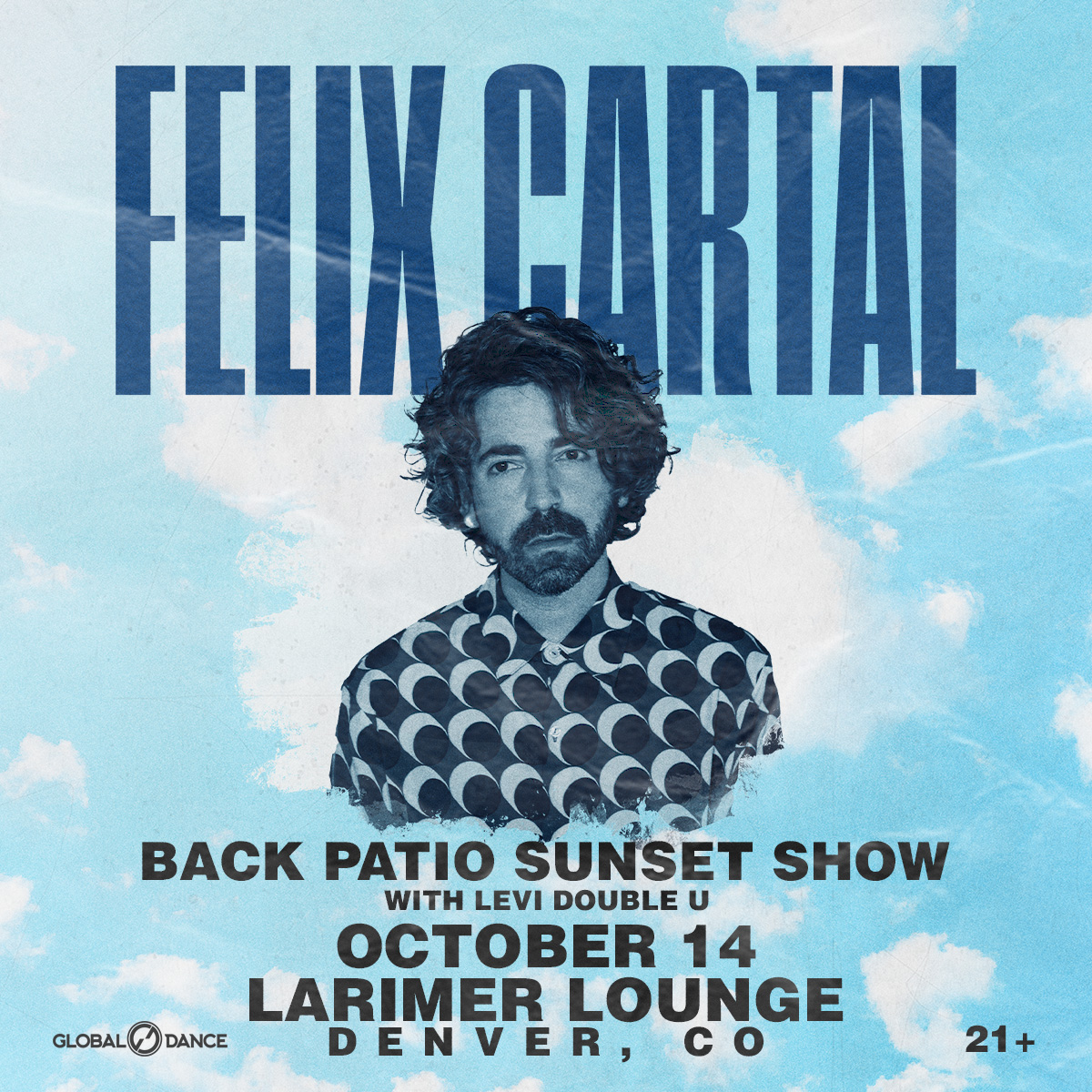 🤯SECOND NIGHT ADDED🤯 Night 1 of @felixcartal is still going strong that we just had to add Night 2 on Oct 14 at Larimer Lounge w/ @levidoubleu, a Back Patio Sunset Show 🌇Grab your tickets now 👇 tinyurl.com/5fcdmp9s