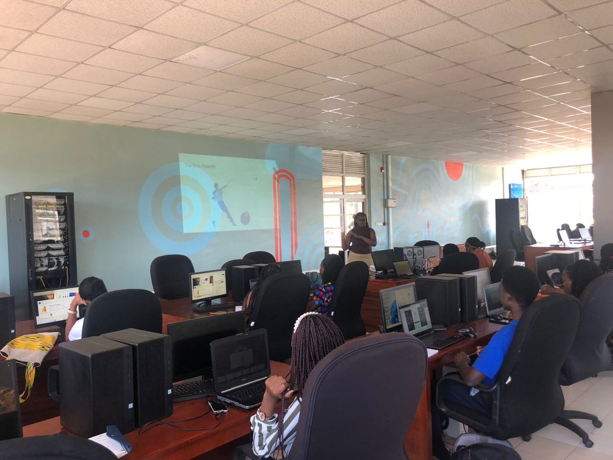 PollicyOrg's tweet photo. Our Data Ladies meetup was again absolutely enthralling! 🚀 Today, we took a deep dive into #DataVisualization and #DataAnalytics with Power BI. Make no mistake, supercharge your data skills by joining our next #DataLadies meetup. Be part of the data revolution! 🌍 #PowerBI https://t.co/jrvyVArXi8