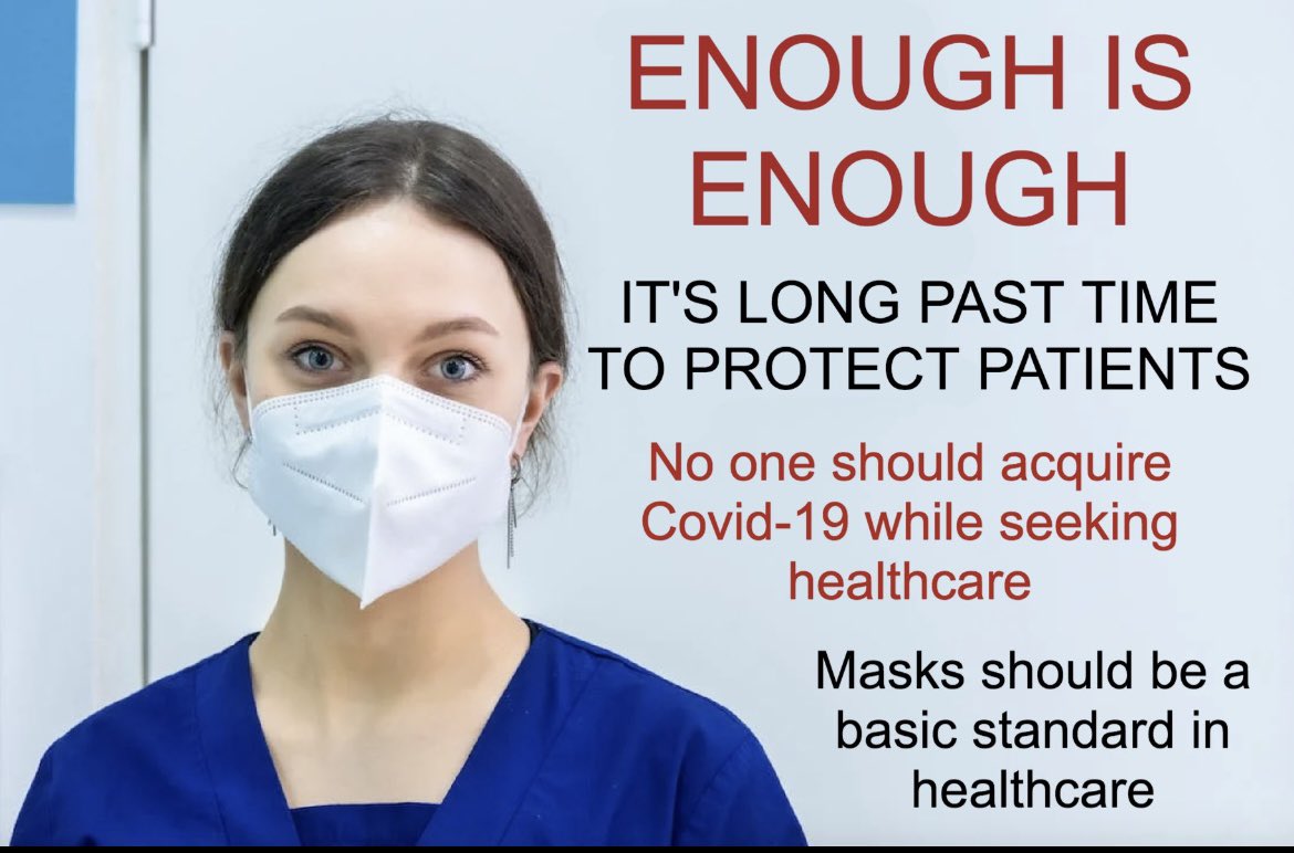 @WorcsAcuteNHS @WorcsAcuteNHS👏🏼👏🏼👏🏼- now please could you spread the word to your fellow #NHS trusts so ALL patients in 🏴󠁧󠁢󠁥󠁮󠁧󠁿 are able to seek healthcare without the risk of catching #COVID19 🙏🏼? #CovidIsAirborne #CovidIsntOver #MasksInHealthcareNOW @NHSEngland @NHSEnglandNMD @AmandaPritchard