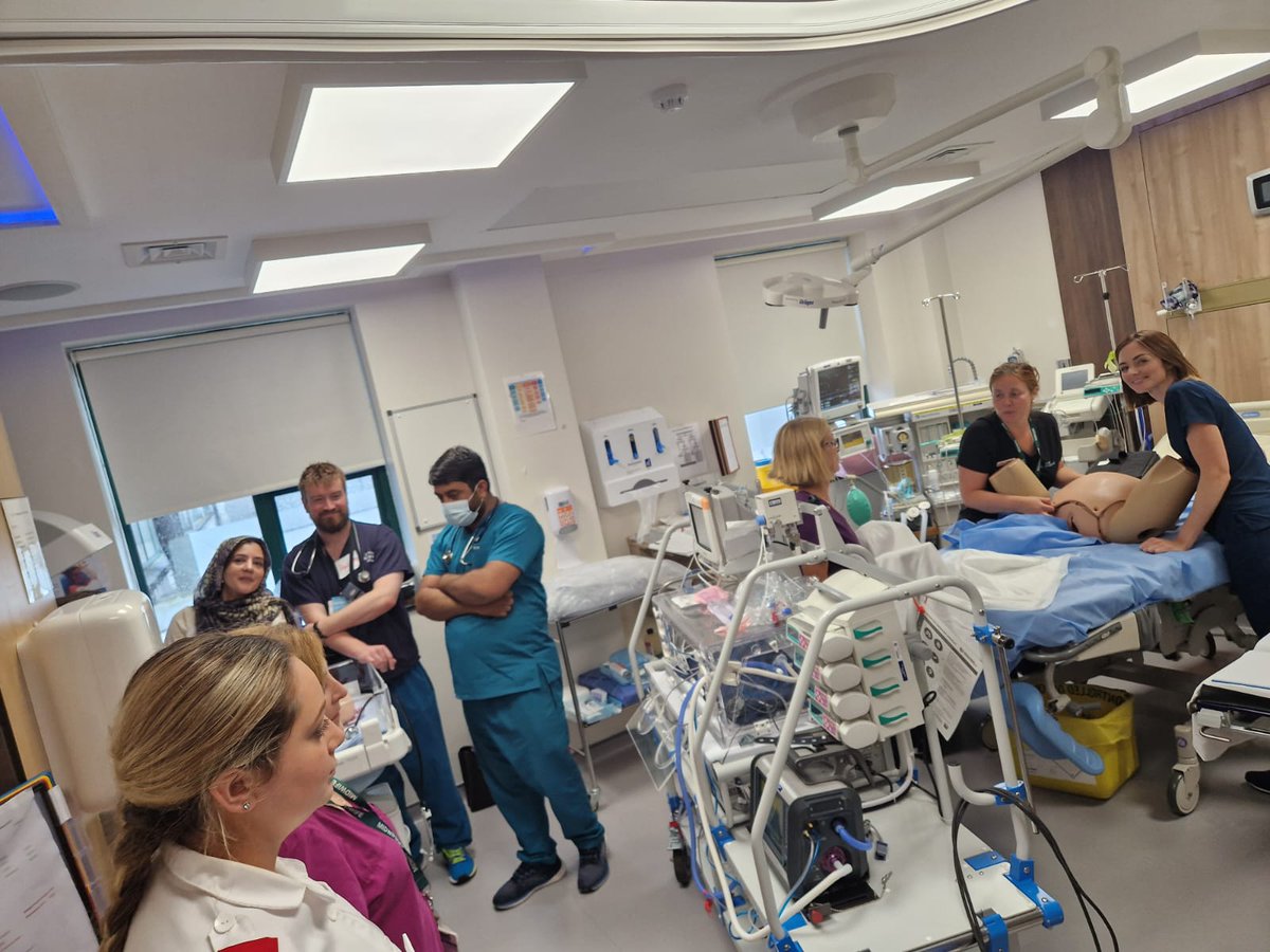Great learning today at our shoulder dystocia simulation. Well done to all involved 👏
