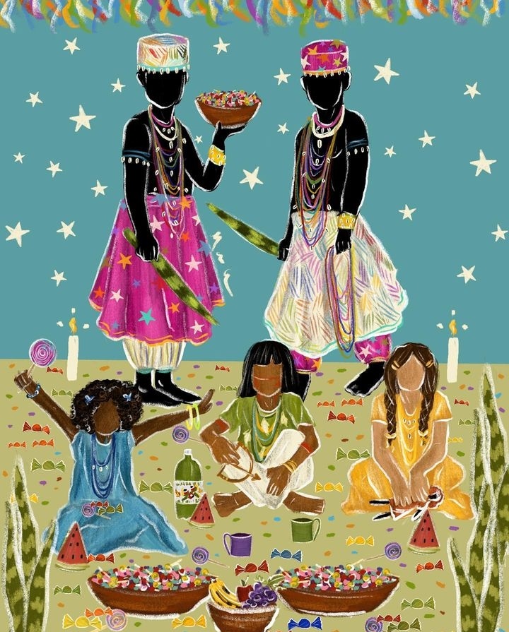 dona7encruza's tweet photo. Salve os Erês!
Que a alegria das crianças esteja sempre presente na nossas vida, em forma de energias leves e de paz.🍬🍭💖💙 https://t.co/wClKxEt8ZB