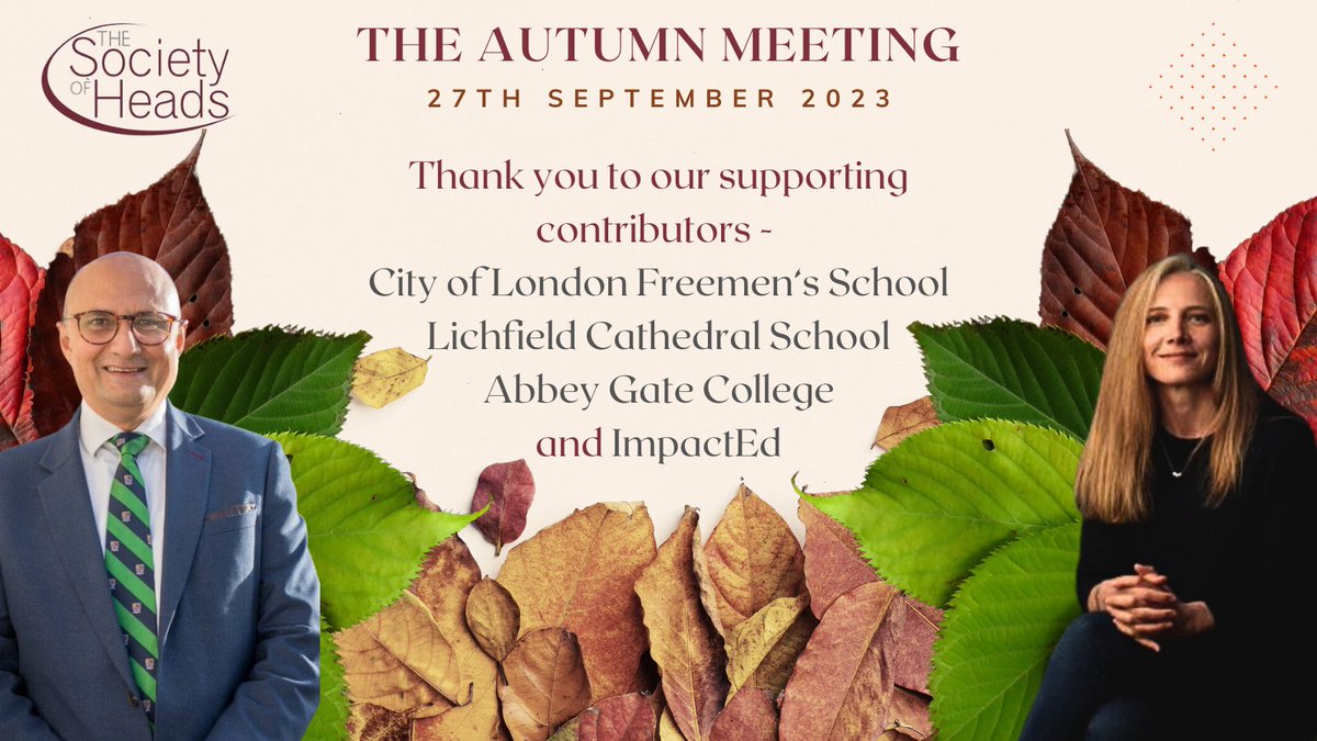 The Society of Heads (@societyofheads) on Twitter photo 🍂We've had an enlightening day at #SoHAutumnMeeting
Thank you to all our wonderful members who were able to join us today!
Thank you also to our brilliant Chair David Gajadharsingh and to Dr Hazel Harrison <a href="/ThinkAvellana/">Dr. Hazel Harrison</a> for bringing together this wonderful day of wellbeing 🎉 🍂We've had an enlightening day at #SoHAutumnMeeting
Thank you to all our wonderful members who were able to join us today!
Thank you also to our brilliant Chair David Gajadharsingh and to Dr Hazel Harrison <a href="/ThinkAvellana/">Dr. Hazel Harrison</a> for bringing together this wonderful day of wellbeing 🎉
