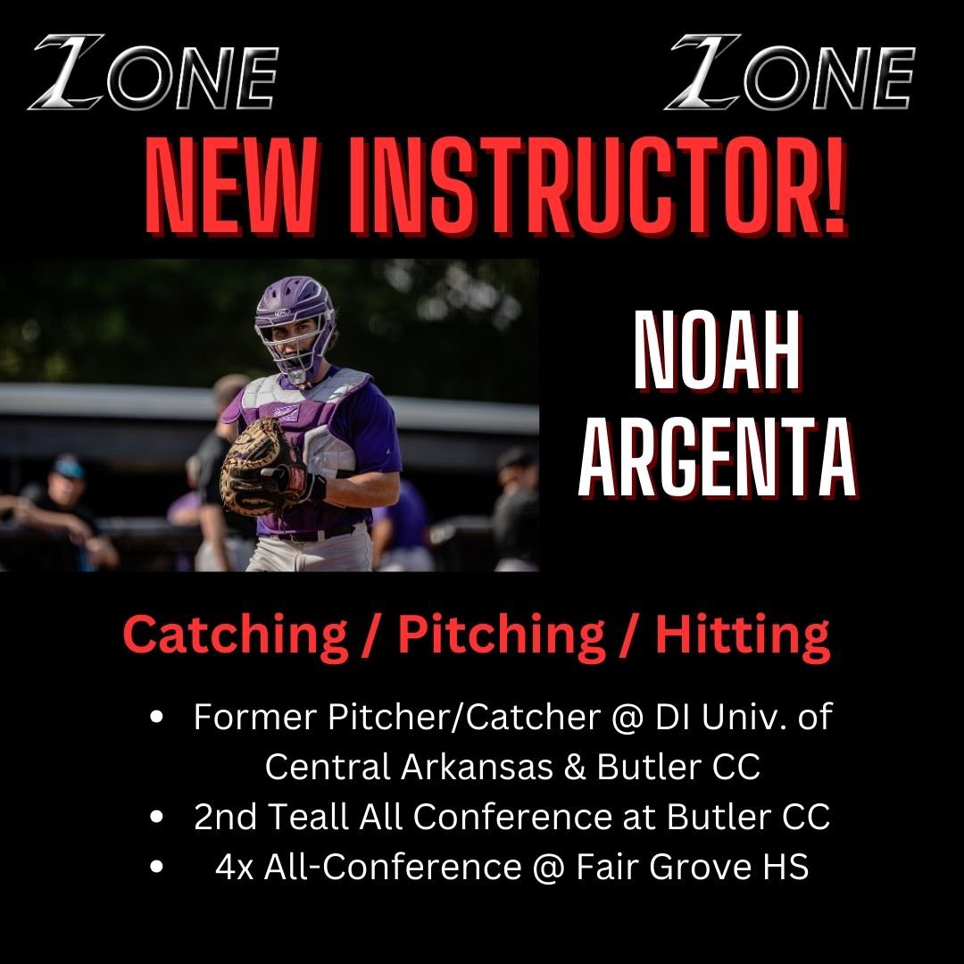 Excited to have Noah on staff! Book with him today on the Zone 1 app