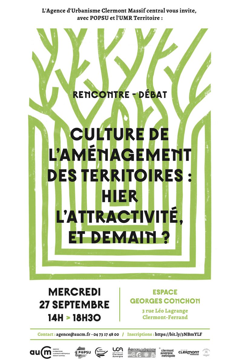 « Culture de l’aménagement des territoires : hier l’attractivité, demain ? » C’est sous ce titre que la plateforme POPSU de Clermont nous invite cet après-midi à réfléchir à penser la ville au-delà et après l'attractivité.
