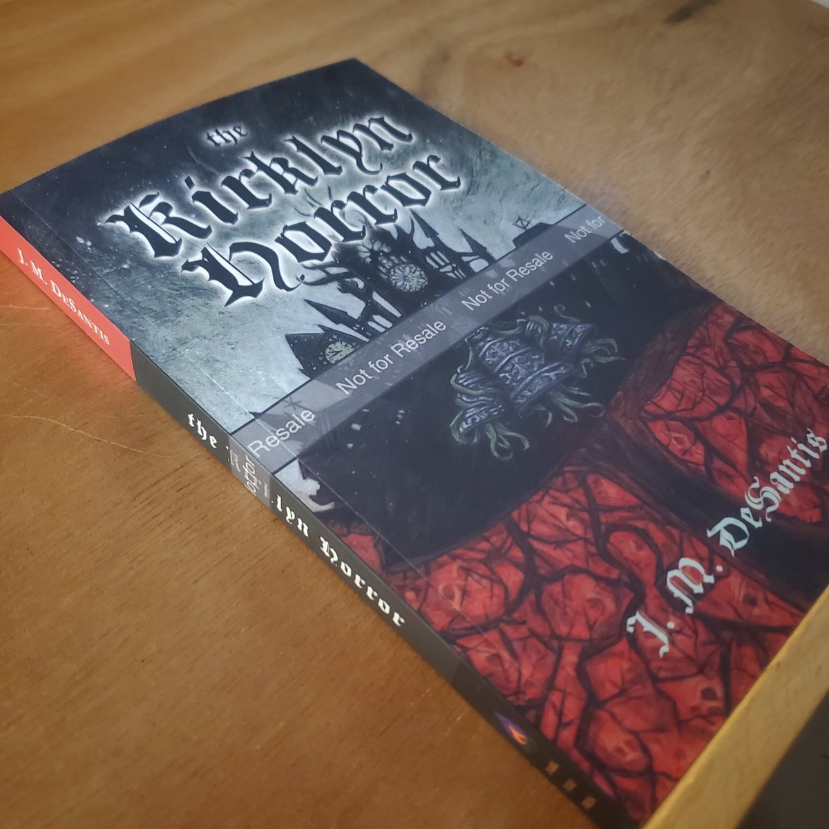 jmdesantis's tweet photo. Look what arrived in the mail on Friday.
I had a few last adjustments to make, but The Kirklyn Horror will be available on Friday the 13th in October!
#writer #author #novel #books #TheKirklynHorror #DarkFirePress #Fridaythe13th #horror #EldritchHorror #horrorfiction https://t.co/j0h1fCm2AD