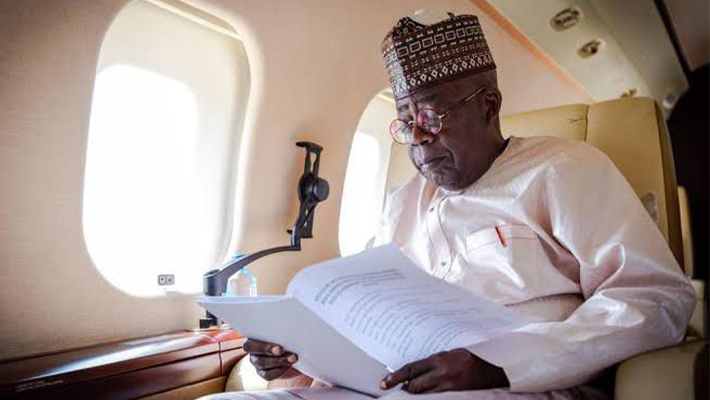 JeffreyGuterman's tweet photo. Six days after departing the UN summit in New York, Tinubu is yet to arrive in Nigeria. #TinubuFiles https://t.co/GPtcuLYg7u https://t.co/DIHNt6m8nC