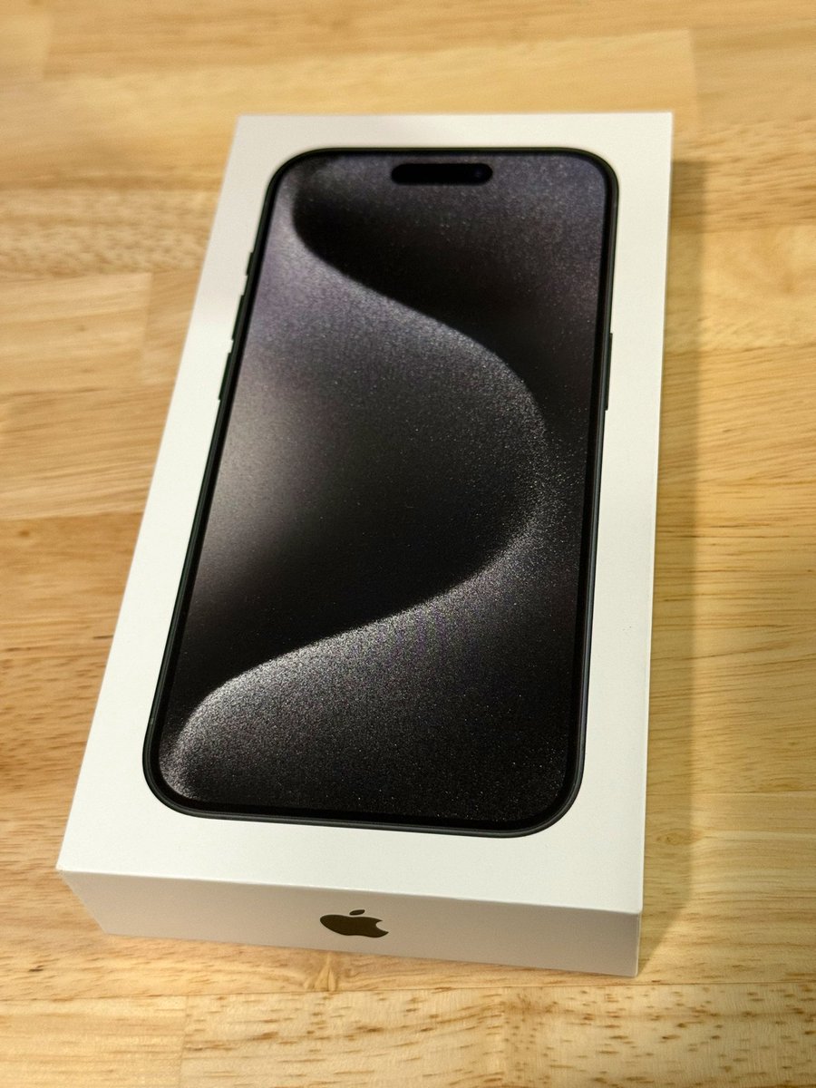 ippei11's tweet photo. 今年も相変わらず高いけどiPhone買いました。
iPhone15 Pro📱 https://t.co/B9QmmyunWp