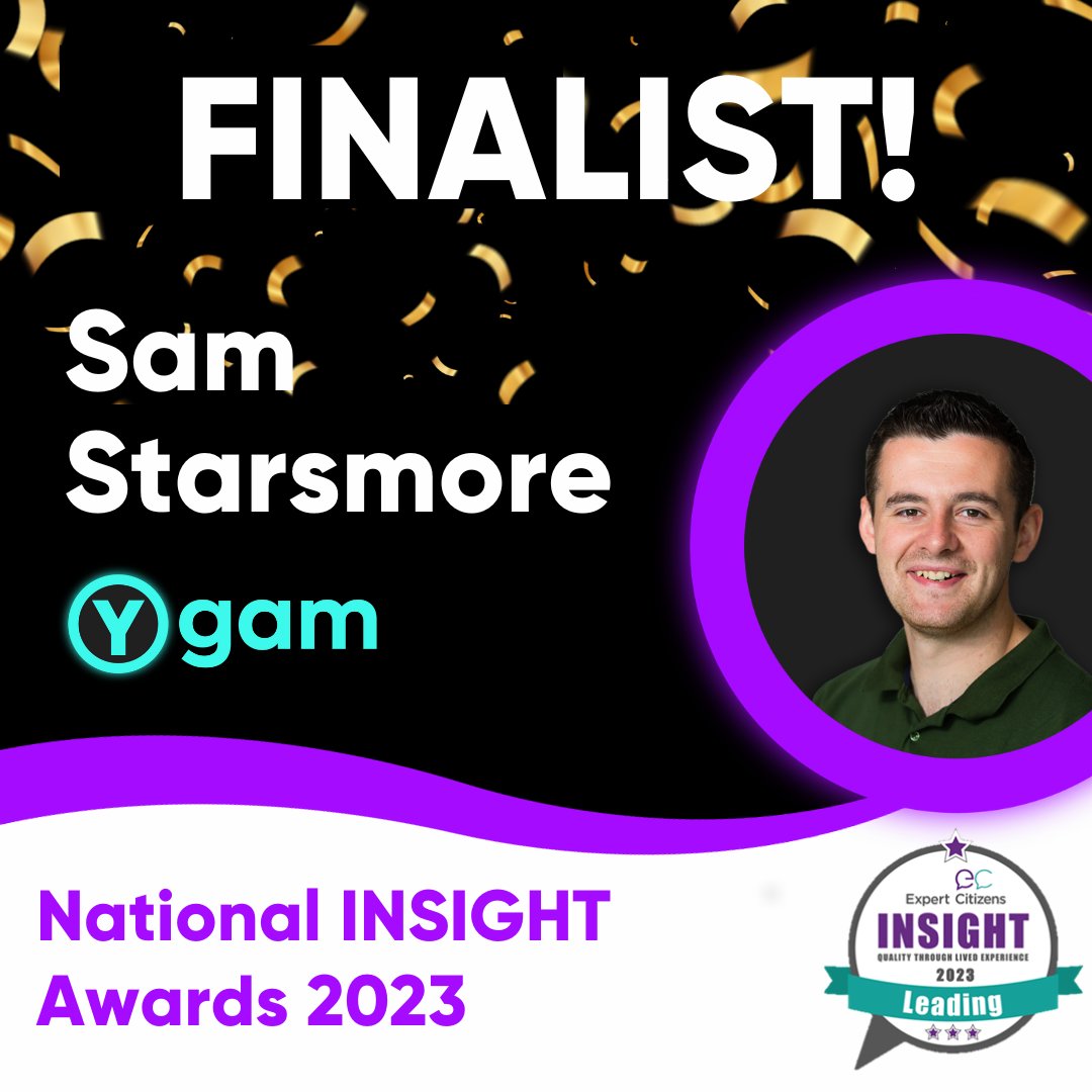🎉 Congratulations to @sam_starsmore who has been named as a finalist at the National INSIGHT Awards 2023. The 'Leading' award celebrates positive and outstanding practice, enabling others to better welcome, listen and learn from lived experience.

Good luck, Sam! 🤞