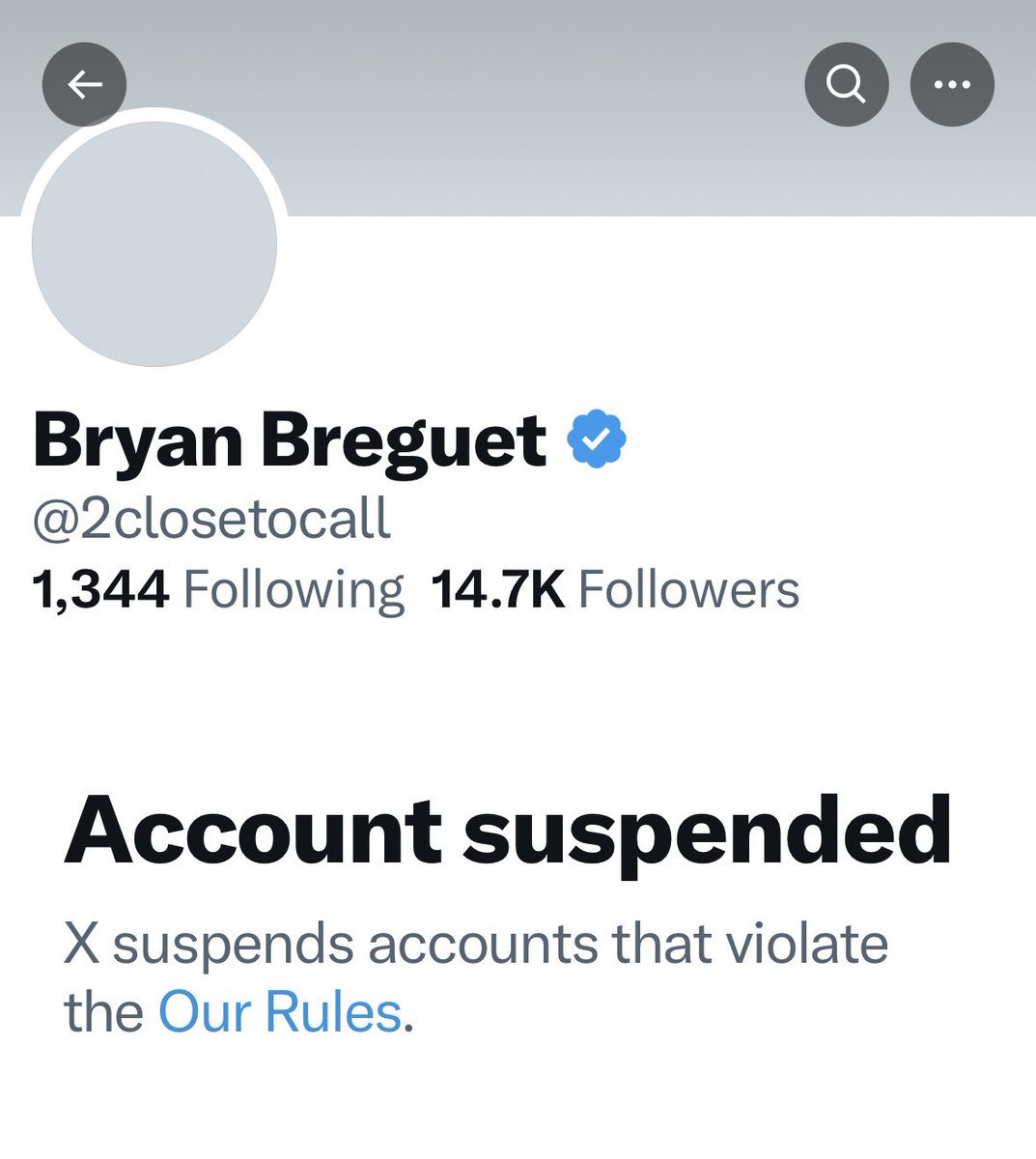 davidportier's tweet photo. What did @2closetocall do to get suspended? π https://t.co/Dc76SAOvyg