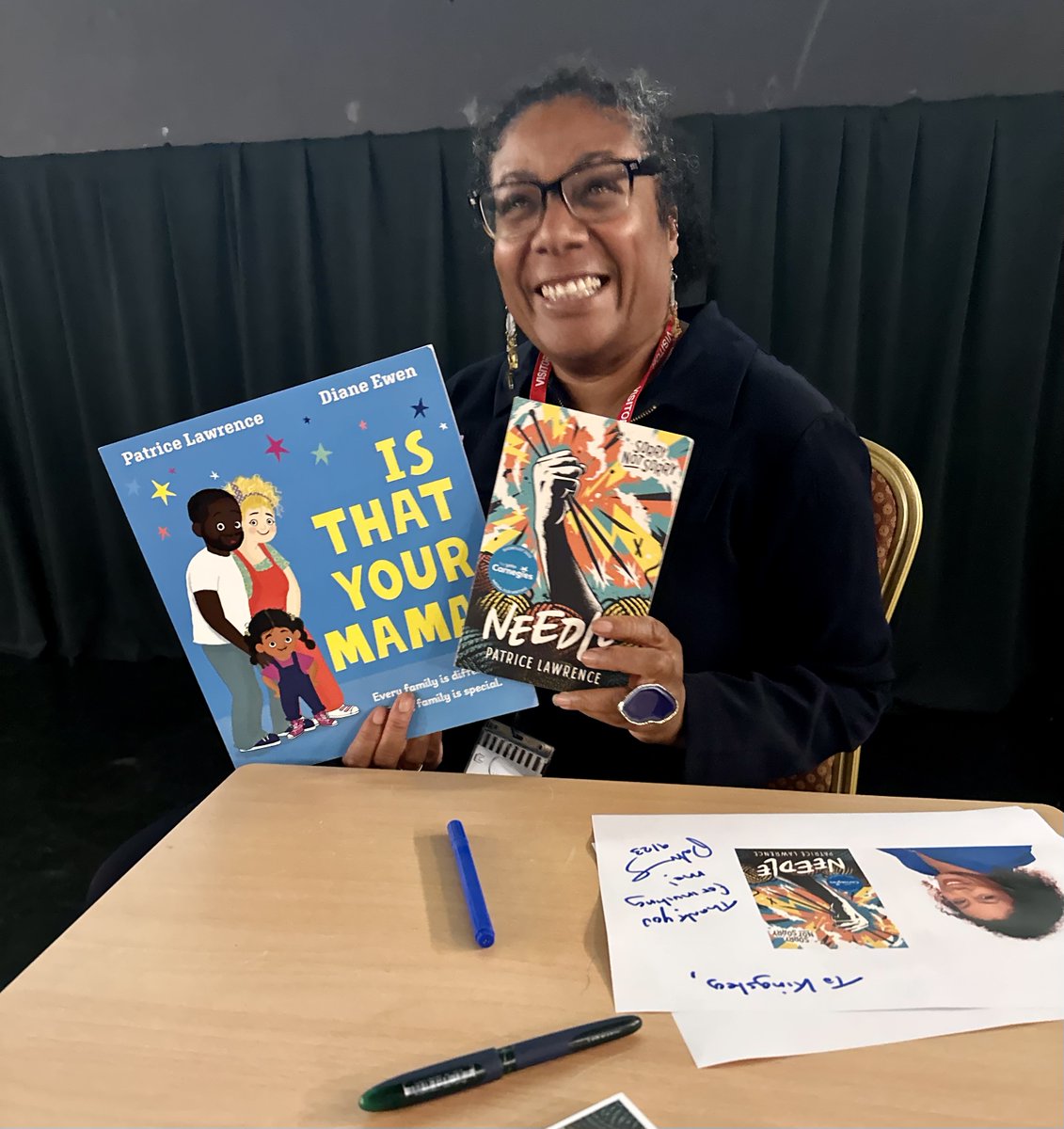 Thank you to the amazing @LawrencePatrice for joining us at Kingsley today! We are incredibly grateful for her insightful talk and sharing her passion for writing with our senior school students! 🙌✨ #AuthorVisit #InspiringMinds #kingsleydevon #AppledoreBookFestival