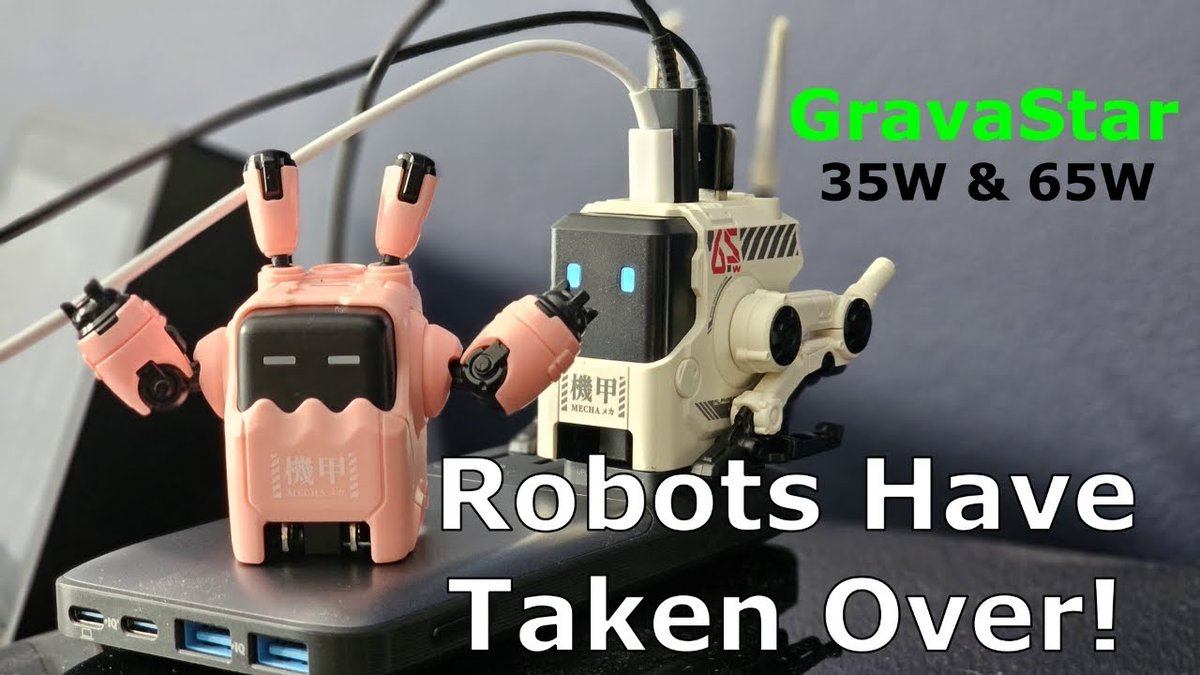 jimmyispromo's tweet photo. Robots have taken over Charging!
Check out the brand new GravaStar Delta35. 

Watch here: https://t.co/1aXwa0mUHD

@GravaStar_ #GravaStar #Delta35 https://t.co/gYIcuingdu