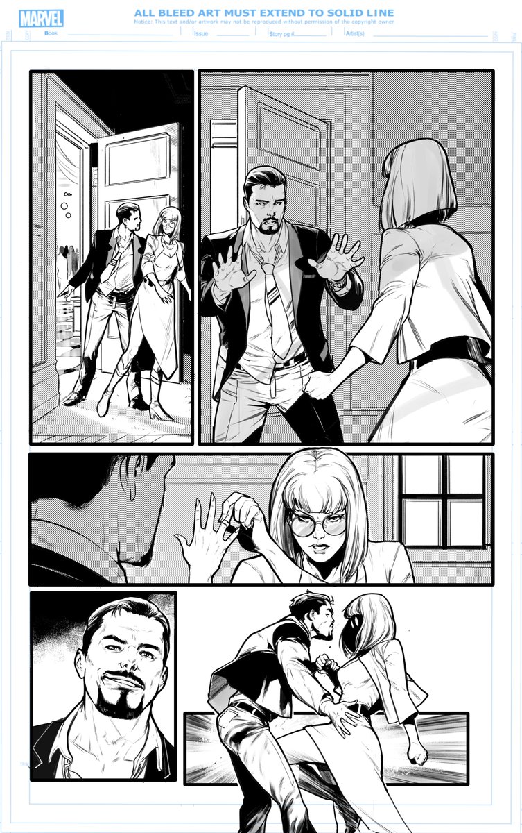 juanmfrigeri's tweet image. Finally #invincibleironman   #10 ! I hope you enjoy this  as much as I did playing  @GerryDuggan 's script . This whole Tony-Emma relationship was especially fun  to developing on action/emotions/politics during these three last  IM issues. #tonystark #emmafrost #wedding