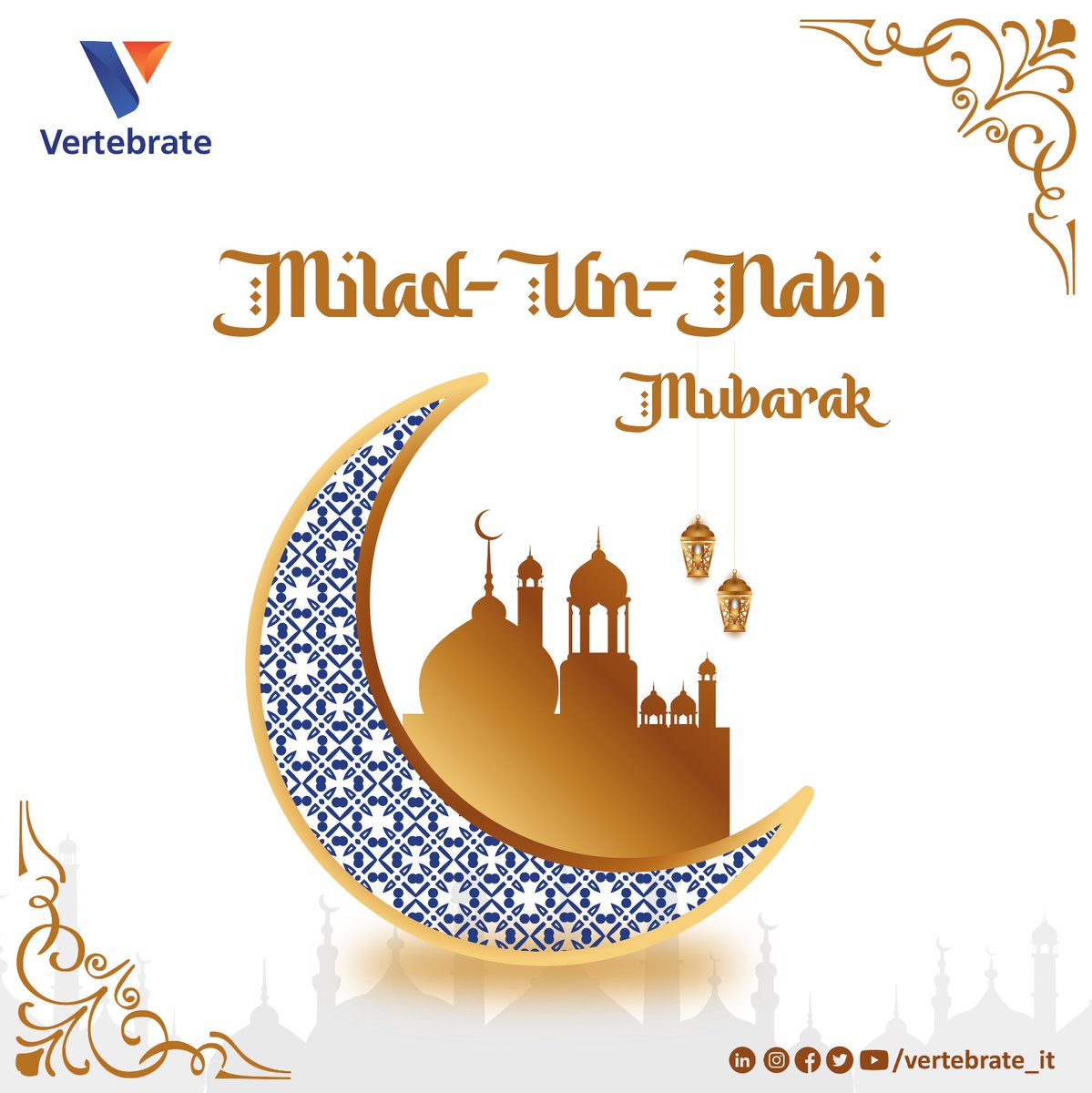 vertebrate_it's tweet photo. 🌟 Happy Eid-e-Milad! 🌙 Embrace Prophet Muhammad's teachings of love &amp; peace. At Vertebrate IT, we embody these values in our services. Eid Mubarak! 🕌🌟 #EidEMilad #VertebrateIT #UnityInDiversity #vertebrate #vision2023 #future2024 #mubarak #democracy #vizag #cityofdestiny https://t.co/EwvzMAqjpj