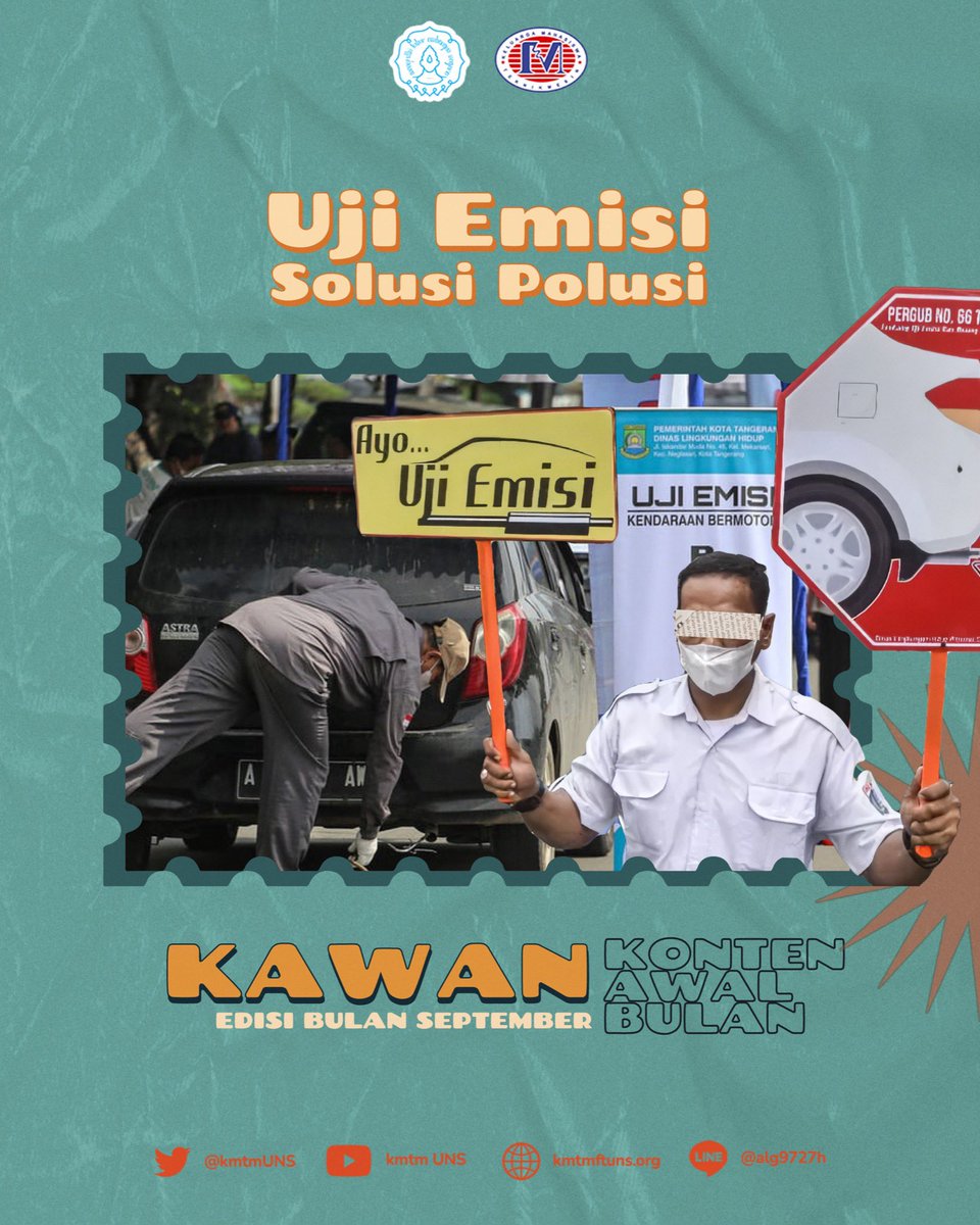 [KAWAN EDISI SEPTEMBER 2023]

Temen-temen pasti udah denger info tentang Uji Emisi kan yaa... Lalu apa itu uji emisi ? Dan Info menarik apa aja sih seputar uji emisi ini.

Yuk klik link dibawah untuk lihat info selengkapnya instagram.com/p/CxFCLZKvMLN/…