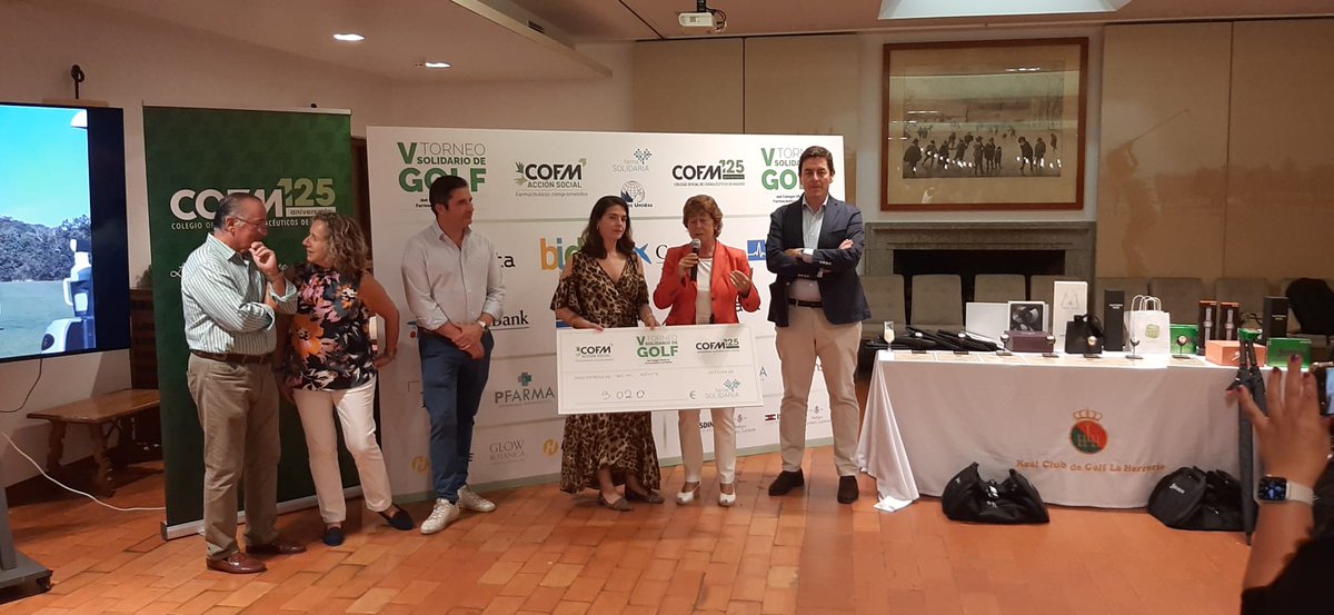 capital_far's tweet photo. 🟢🏌️♂️⛳️ Un swing por una buena causa en el V Torneo Solidario de Golf organizado por el @COFMadrid. Este año, más de 70 farmacéuticos de Madrid se unieron para apoyar proyectos como @farma_solidaria y @ManosUnidasONGD.
#GolfSolidario #FARCapital
https://t.co/nIAAuximaM https://t.co/fjPN3hP7aW