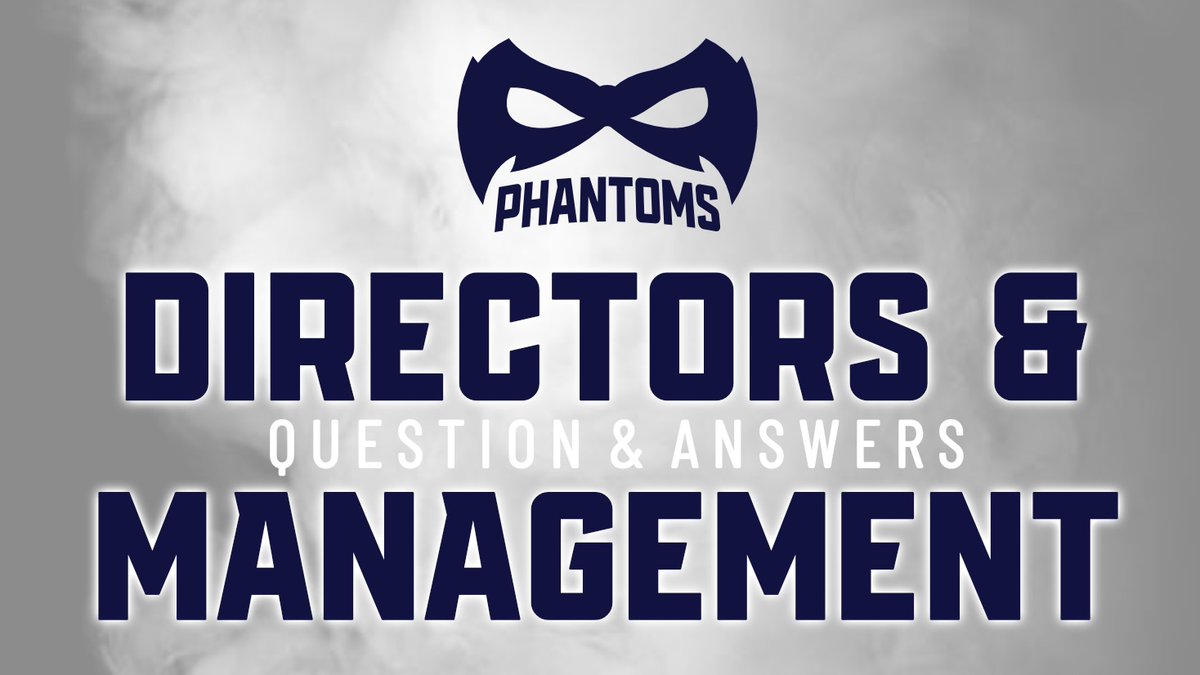 GoPhantoms's tweet photo. We would like to thank everyone who attended our Q&amp;A last night! Please see below all of the questions and answers:

https://t.co/EP94x2iOeV https://t.co/8g5vEb7ziW