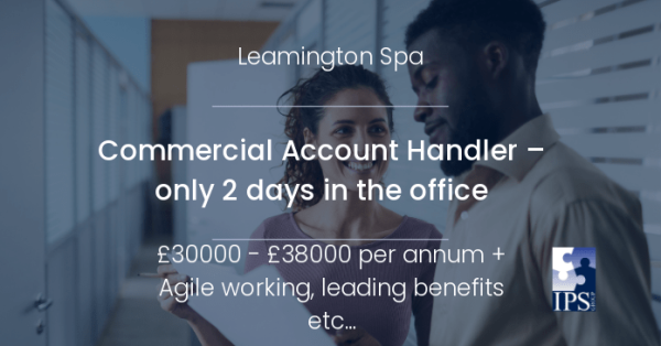 FancourtMark's tweet photo. New opportunity! Commercial Account Handler – only 2 days in the office, £30000 - £38000 per annum + Agile working, leading benefits etc... - #LeamingtonSpa. https://t.co/8KaRY9xfT1 https://t.co/MXyv1Gw5M7