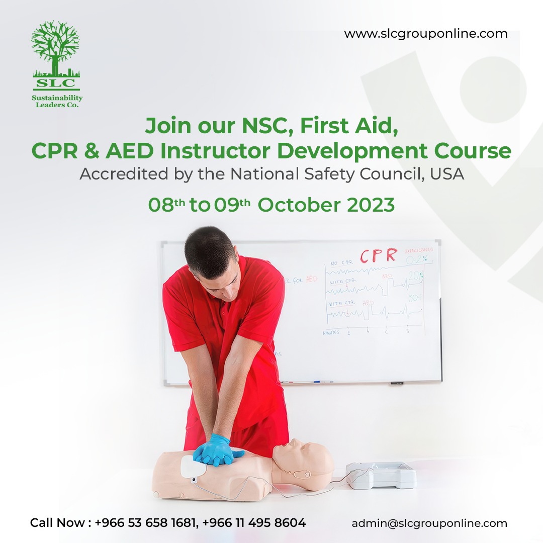 OnlineSlc's tweet image. Be the voice of safety through our NSC, First Aid, CPR and AED Instructor Development Course!
𝑉𝑖𝑠𝑖𝑡📷slcgrouponline.com
𝐶𝑜𝑛𝑡𝑎𝑐𝑡 𝑢𝑠📷+966-114958604 or +966-536581681
#slcgroup #safetytraining #safety #firstaidtraining #firstaidatwork #firstaid
#firstaidkit #CPR